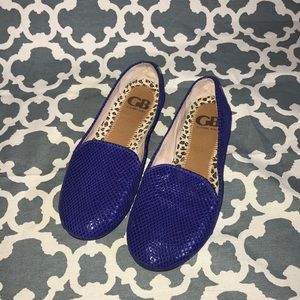 Blue leather Gianni Bini shoes